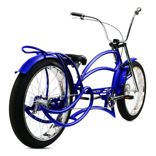 Tracer Leopard GT 26in Stretch Cruiser Chopper Fat Tire Disc Brake Bike Rack - Picture 12 of 41