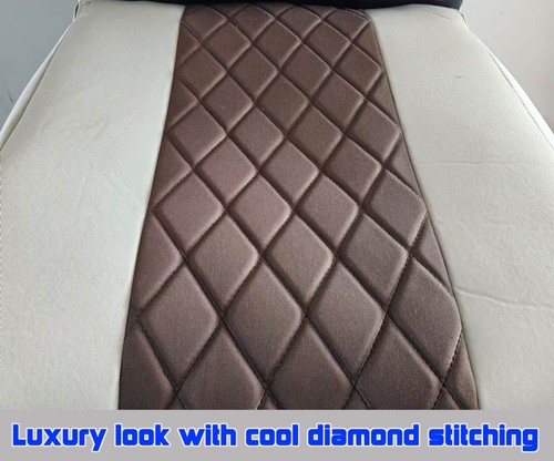 Fundas de asiento de algodón para autocaravana autocaravana cámper con puntada de diamante para Winnebago Vista - Imagen 11 de 19
