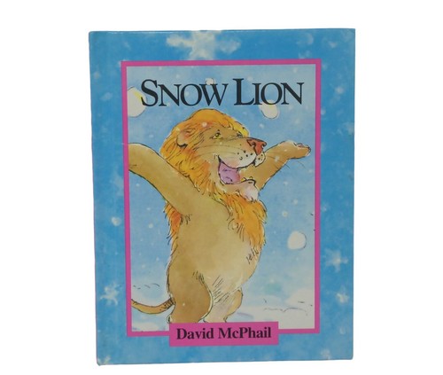 Schneelöwe von David McPhail 1987 Hardcover