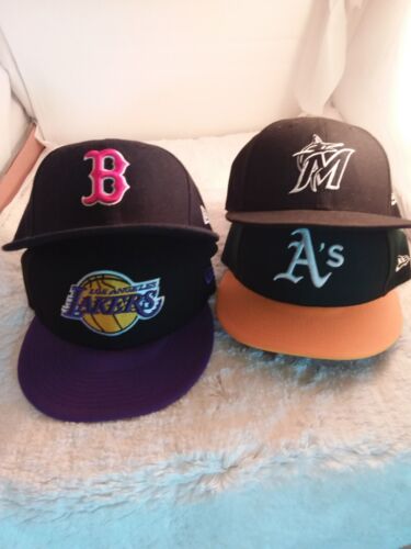 Cappelli aderenti nuova epoca taglia 7-7 1/2 lotto di 4 cappelli - Foto 2 di 10