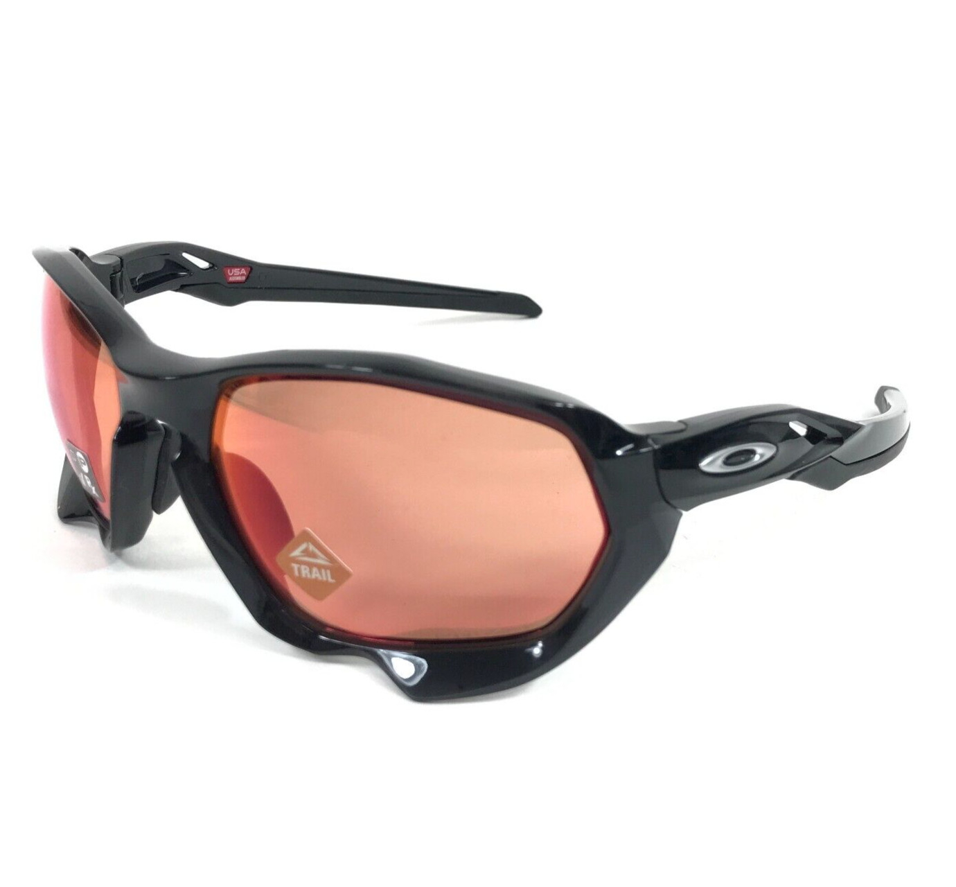Солнцезащитные очки Oakley PLAZMA OO9019-0759 в оправе с черными чернилами и объективом Prizm Trail Torch
