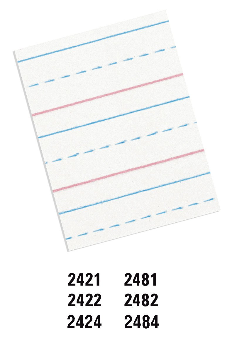 Pacon Handwriting Paper D'Nealian Grades 2&3 / ZanerBloser Grade 2 1/2" x 1... eBay