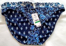 Tommy Bahama Mare Navy Wood Block Rev Hipster Size L/G