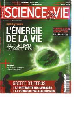 WISSENSCHAFT & LEBEN NR. 169 DIE ENERGIE DES LEBENS / FAHRERLOSES AUTO / UTERUSTRANSPLANTATION