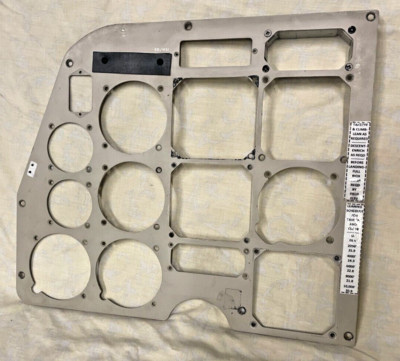 Beechcraft B-58 Pilot's Instrument panel. Fromm 1996 model