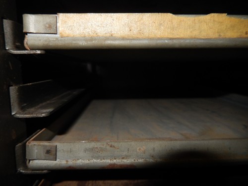 Hamilton Shallow 50 Flat Drawer Steel Unit collectable "Printers Type?" Can Ship - Picture 8 of 9