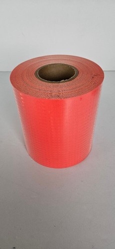 Reflektierendes orange fluoreszierendes prismatisches Auffälligkeitsband Sechseck GESAMTE ROLLE!!!