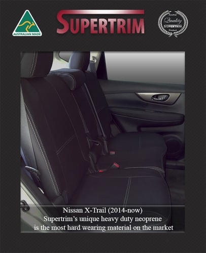 Rear AR seat cover fits Nissan X-Trail (2001-now) waterproof premium neoprene - Picture 2 of 9