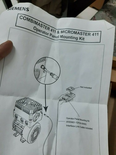 6SE6401-1DF00-0AA0;6SE 6401-1DF00-0AA0;Operator Panel Mounting Kit;6SE64011DF0 - Picture 8 of 8