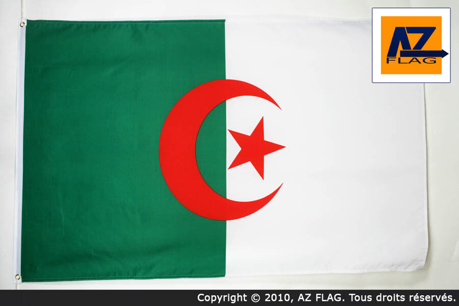 Gagliardetto Algeria Per Auto - 15x10cm, Con Ventosa, Bandierina Da Specchietto - AZ FLAG - Foto 5