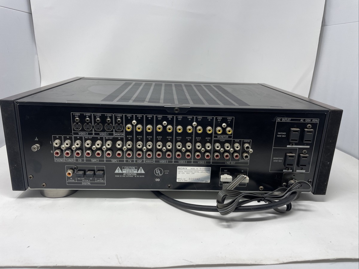 SONY TA-E1000ESD Elevated Standard Amplifiers Preamps SONY TA-E1000ESD Elevated Standard Amplifiers Preamps