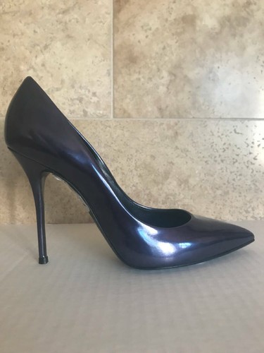 CASADEI Patent Leather Stiletto Pumps Size 37.5EUR/ 7.5US MSRP $750 - Picture 6 of 11
