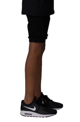 Levi's Boy's 511 Slim Cuffed Cut-Off Shorts - Black - Picture 3 of 3