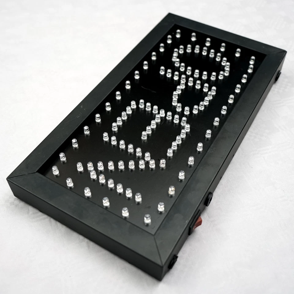 Altes seltenes LED-Schild aus Metall (Blech) OPEN mit Animation 32x17x3,5 cm - Bild 4 von 4