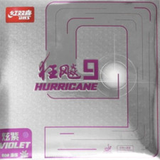 DHS Hurricane 9 Violet 37' Table Tennis and Ping Pong Rubber, Choose Variation