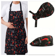 Chillipepper chef 1 piece uniform beret hat