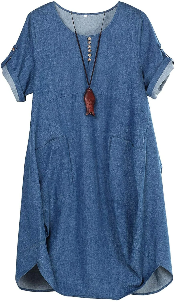 Casual top tunic dresses