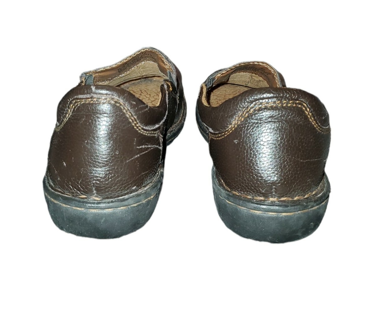 Born‎ Mens Brown Size 10M Leather Slip-On Loafer Shoes Sanitized Great Condition Born Men main image 2