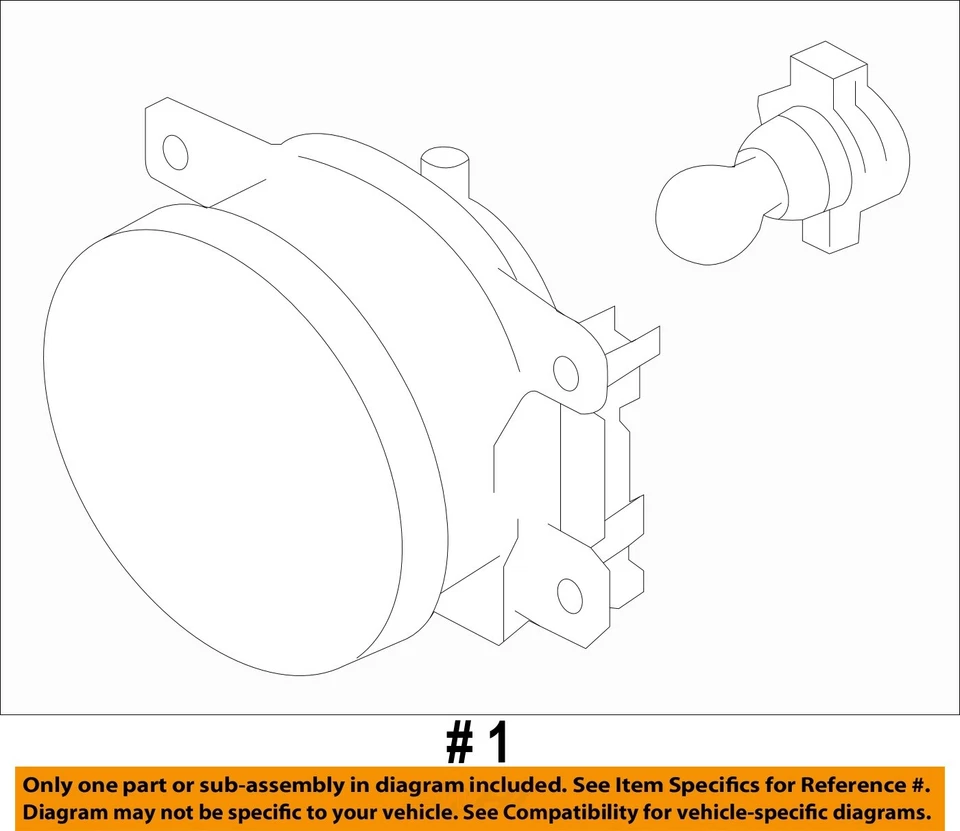 Luz de conducción usada se adapta a: Subaru Xv Crosstrek 2017 antiniebla grado A Foto 4 de 4