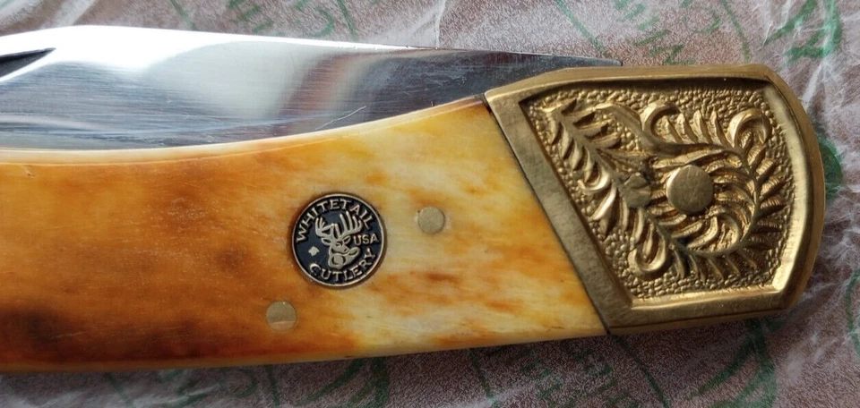 Cuchillo de caza de bolsillo Frost Whitetail Cutlery 5"" WT-072BS Foto 4 de 4