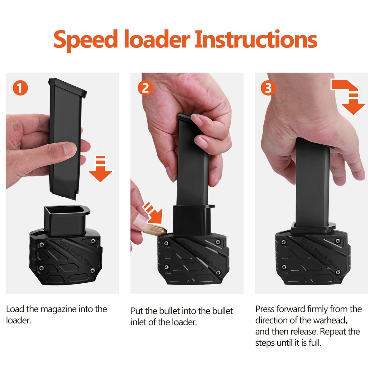 GLOCK17 XD−40 セット Amazon.com : Ludex Magazine Speed Loader for Glock 9mm/.40