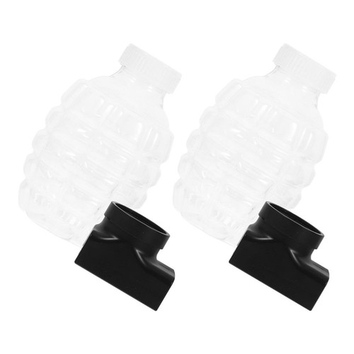 2 Sets Refillable Beads Bottles Plastic Storage Containers for Toy Beads empty