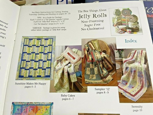 Striscia Happy Quilting on a Roll Donna Kinsey taglio cucito strati rilegatura NUOVO - Foto 11 di 11