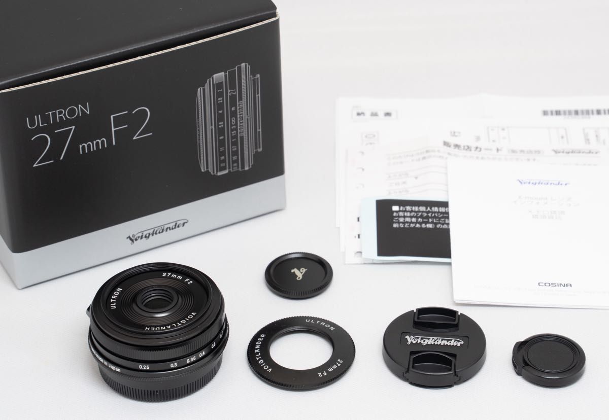Voigtlander ULTRON 27mm F2 FUJIFILM X-Mount Pancake Lens Voigtlander ULTRON 27mm F2 FUJIFILM X-Mount Pancake Lens