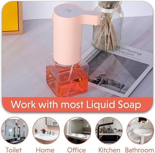 Automatic Soap Dispenser, 300ml Touchless Infrared Motion Sensor Foam USB/ NEW - Picture 5 of 12