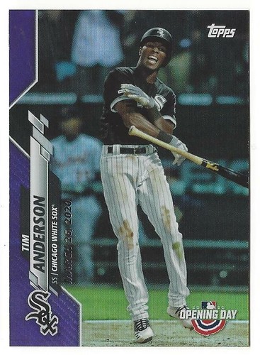 2020 Topps Opening Day Purple Foil Parallel Meijer Exclusive - U Pick You Pick - Picture 15 of 154