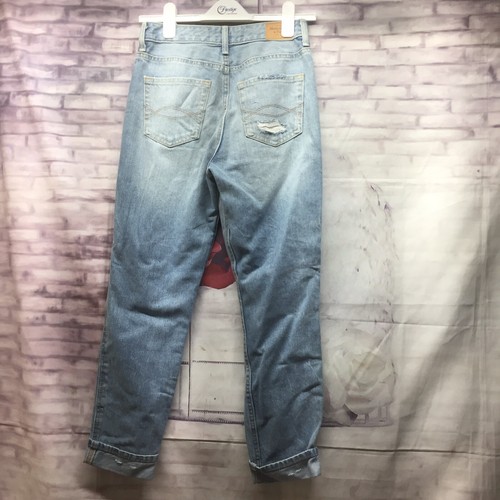 Abercombie & Fitch Women High Rise Jean GFriend Light Washed Blue Sz 0R/W25xL27 - Picture 3 of 4