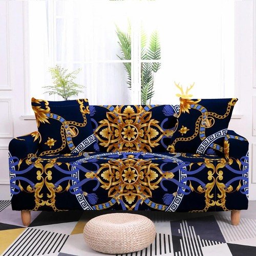 Elastic Sofa Cover for Living Room Retro Bohemian Couch Cover Stretch Slipcover - Bild 16 von 26