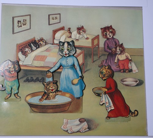 Days in Catland with Louis Wain Father Tuck's Panorama (1991 Reproduction) - Picture 4 of 10