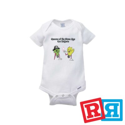 Queens Of The Stone Age Gerber Baby Onesie  Cotton White Short Sleeve Bodysuit