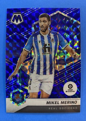 Mikel Merino - 2021-22 Panini La Liga Mosaic Blue /99 - Arsenal - Spain