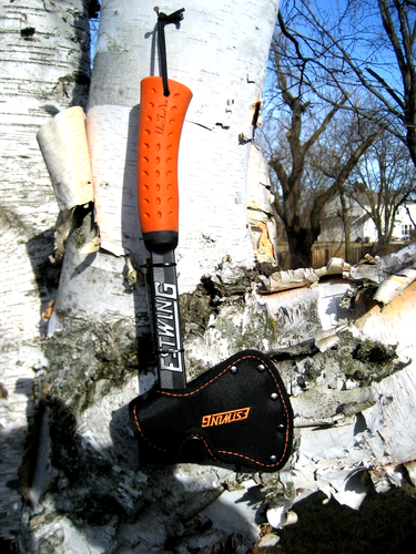 ESTWING CAMPER'S 14" AXE/HATCHET PLUS LOGGER'S SHARPENER KIT ABS CASE- - Picture 4 of 9