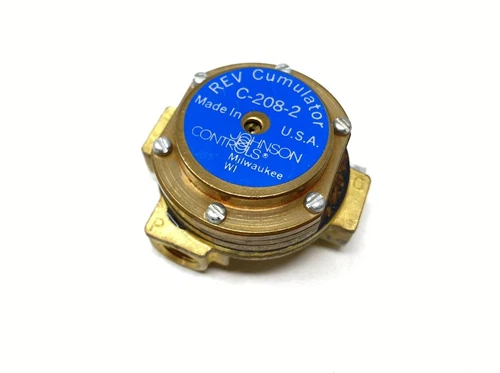 Johnson Controls C-208-2 REV Cumulator Used Made in USA Clean!