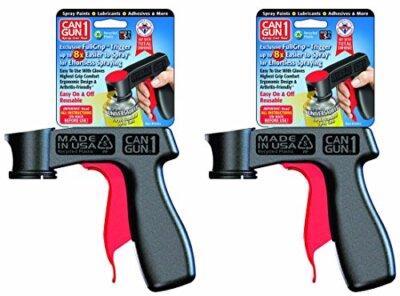 2 Pack Spray Can Gun Tool Aerosol Paint First Full Grip E-z Pull Trigger Comfort