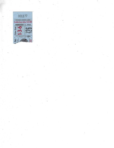 1962 2/3 hockey program & ticket Boston Chicago Blackhawks Stan Mikita 2 goals - Picture 2 of 2