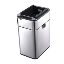 15L Trash Can Kitchen Trash Can Automatic Garbage Can With Lid Touch Free New