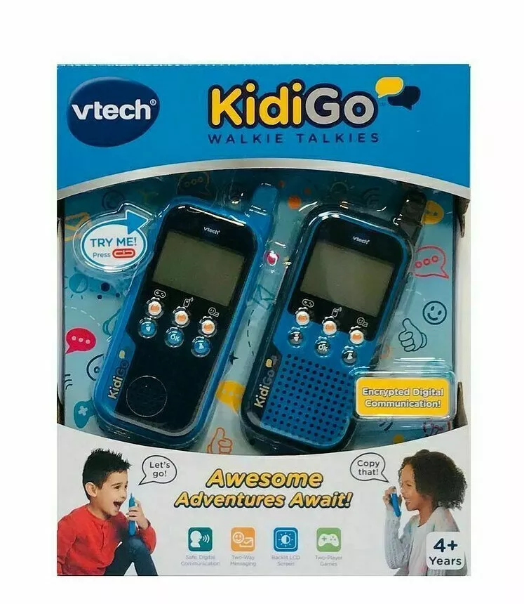 VTech KidiGo Walkie Talkies, Two-Way Radio Communicators for Kids