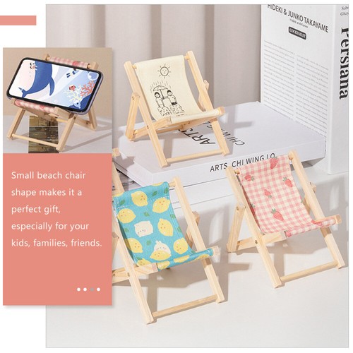 2 Pcs Mobile Phone Holder Decoration Cellphone Stand Wood Bracket - 第 12/12 張圖片