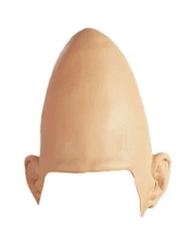 ADULT LATEX CONEHEAD ALIEN DOME HEADPIECE CONE EGG HEAD CONICAL BALD SKULL CAP