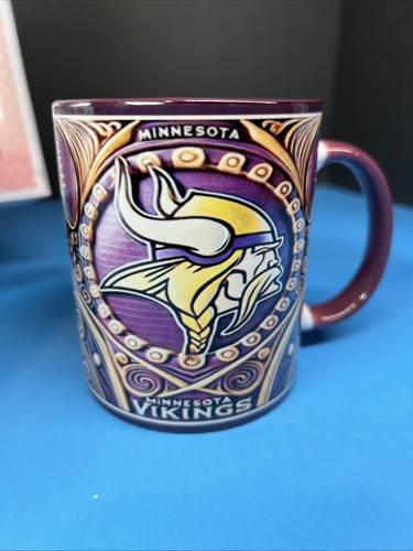 15 oz. Minnesota Vikings Ceramic Coffee Mugs NEW - Picture 3 of 6