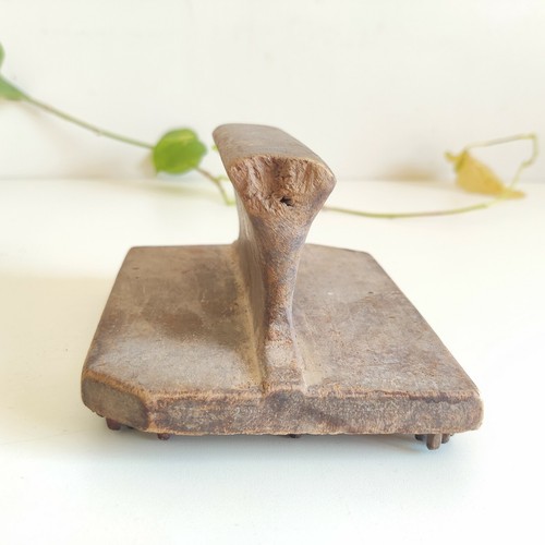 Vintage Primitive Handmade Textile Printing Block Wooden Stamp Old Decorative 89 - 第 4/6 張圖片