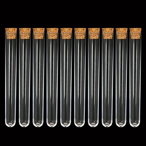 10 piezas tubo de ensayo de vidrio de laboratorio transparente con tapones tubos inferiores en forma de U en laboratorio - Imagen 5 de 22