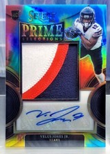 Velus Jones Jr Bears RC 2022 Select Tie-Dye Auto Sick Patch Super Rare /25 🔥