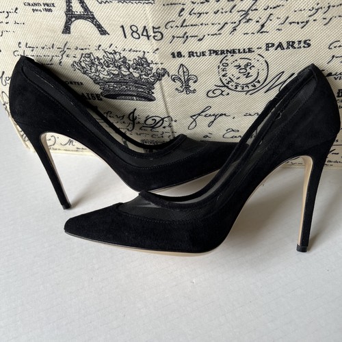 SantM Brera Pumps Shoes 36 Hot&Sexy Black Heels 100mm Classic Romantic Italy$495 - Picture 10 of 11