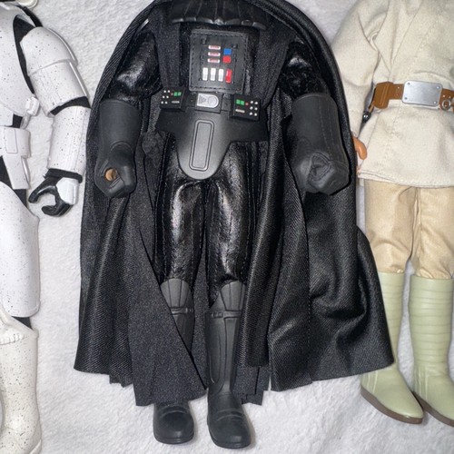 Vintage 1992 Star Wars Action Fig Luke Skywalker Vader & Trooper W/Accessories - Picture 6 of 17