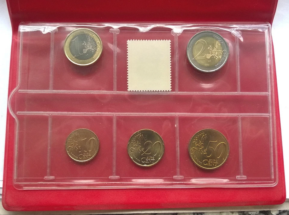 Monaco 2003 Official Euro Mint Set of 5 Coins,UNC - Image 2 of 3